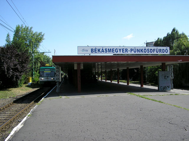 03 Budapešť, konečná stanice MHD Békásmegyer- Pünkösdfürdö, 05.07.11